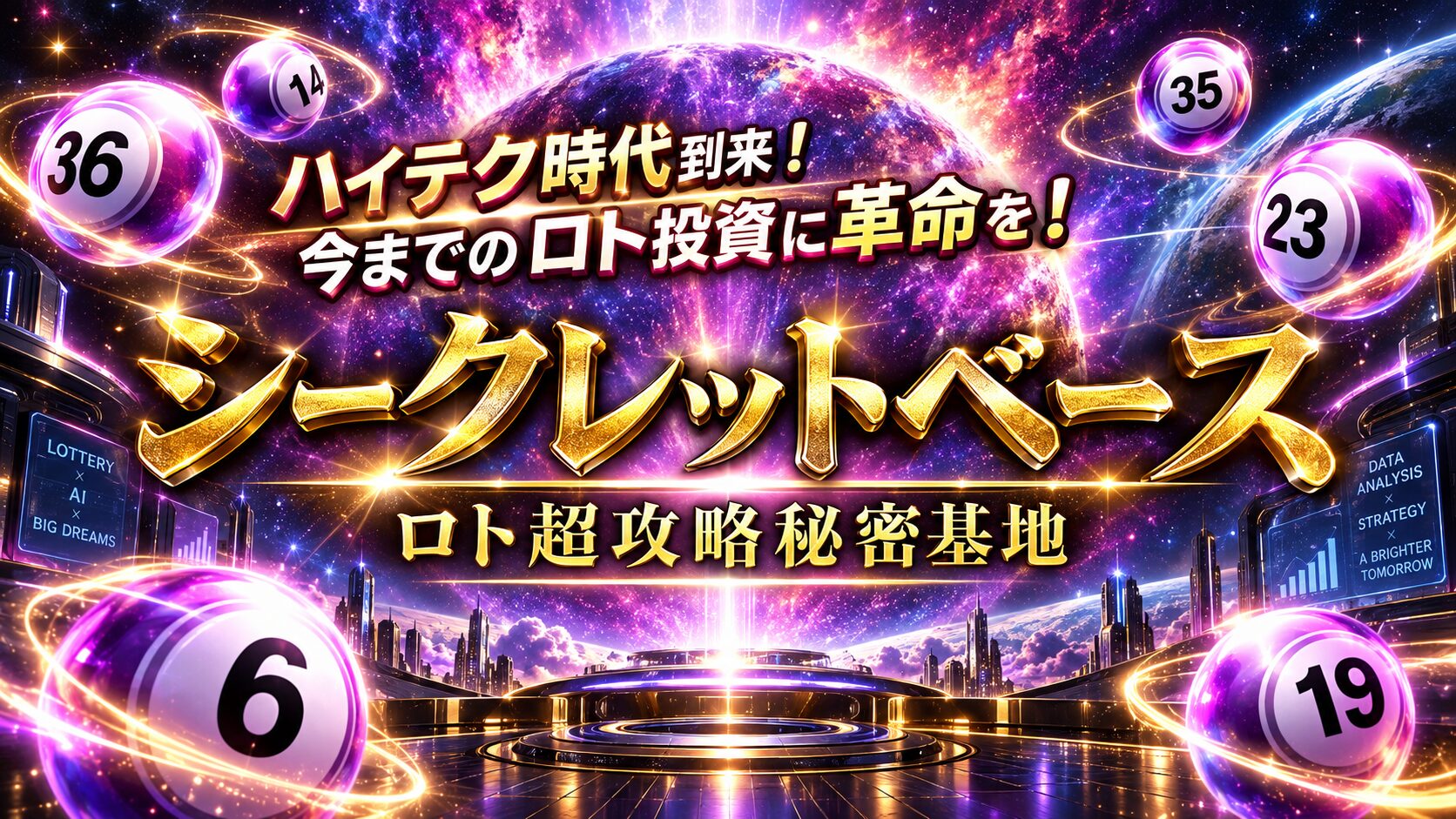 【宝くじ予想サイト】シークレットベースの口コミは本物？本当に当たる？自腹で調査しました！